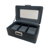 Watch Box - 3 Slot Watch Box Black