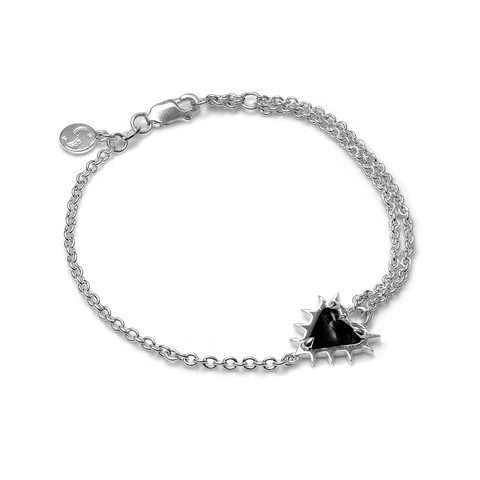 Stolen Girlfriends Club - Talon Heart Bracelet Onyx