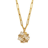 Dyrberg Kern - Colt Gold Pendant Necklace Golden