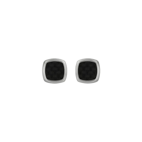 Najo - The Aviator Carbon Fibre and Steel Cufflinks