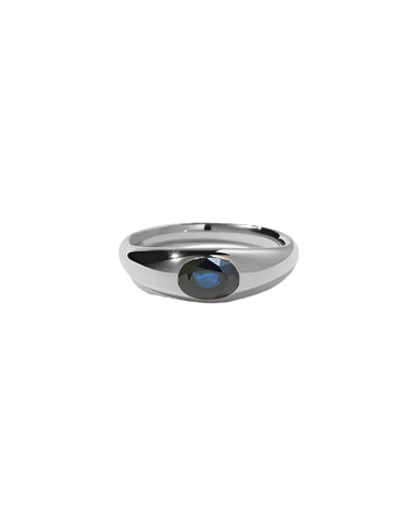 Meadowlark - Claude Ring with Blue Sapphire