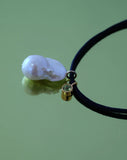 Meadowlark - Cosmo Pearl and Stone Necklace Gold Plated