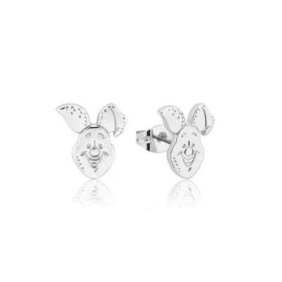 Disney Couture Kingdom - White Gold Plated Piglet Studs