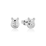 Disney Couture Kingdom - White Gold Plated Winnie Studs