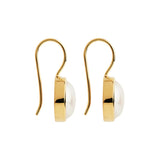 Najo - Chroma Pearl Earrings Gold Plated