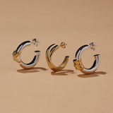 Najo - Tendresse Two-Tone Hoops