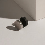 Najo - Torque Men's Reversible Carbon Fibre and Steel Earring