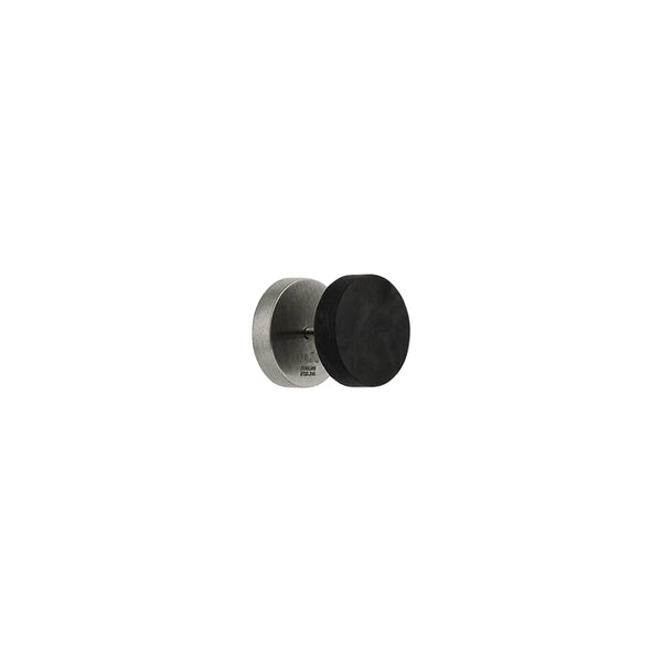Najo - Torque Men's Reversible Carbon Fibre and Steel Earring