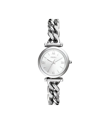 Fossil Carlie Three-Hand Stainless Steel Watch