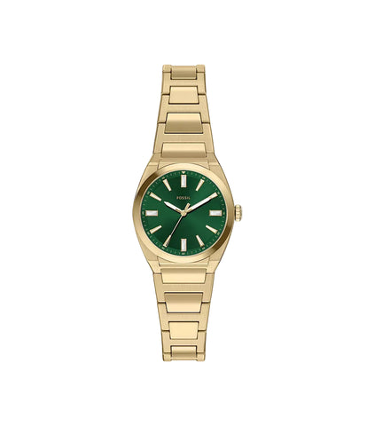 Fossil - Everett 3-hand Gold/Green Watch