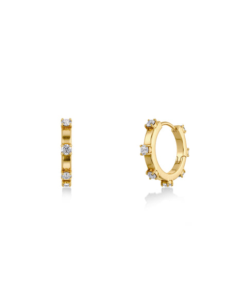Edblad - Celeste Hoops Small Gold Plate