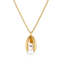 Edblad - Moonrave Necklace Large Gold Plate