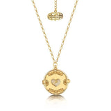 Disney Couture Kingdom - Alice In Wonderland Clock Necklace