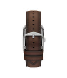Fossil - Carraway Three-Hand Brown Leather Watch