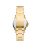 Fossil - Gold & Black Dive Three-Hand Date Watch