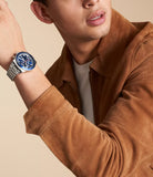 Fossil - Sport Tourer Chronograph Stainless Steel & Blue Dial Watch