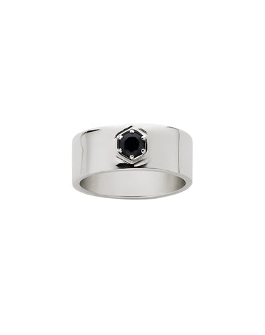 Meadowlark - Hex Stone Band Silver Midnight Sapphire