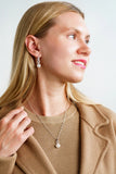 Georgini - Adagio Duo Hoop Pearl Earrings Silver