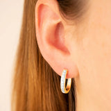 Brent Weatherall - 9ct Yellow Gold Diamond Set Huggies