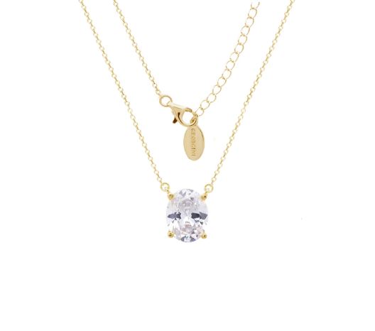Georgini - A Christmas Journey Ellipse Pendant Gold