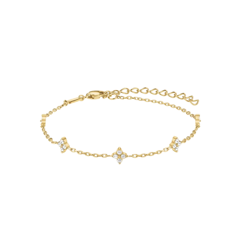 Rosefield Jewellery - Diamond Star Bracelet Gold Plated