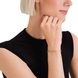 Rosefield Jewellery - Cyrstal Paperclip Bracelet Gold Plated