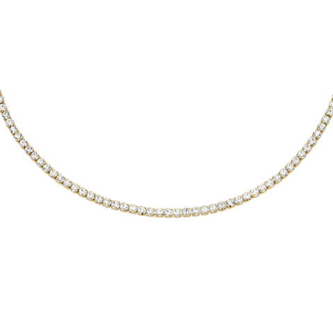 Rosefield Jewellery - Tennis Necklace Gold Plated