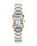 Jacques Du Manoir - Emily 22x19mm Two-hands Two-tone White dial Stainless Steel Swiss Watch