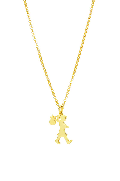 Karen Walker - Small Runaway Girl Necklace Gold Plate