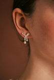 Karen Walker - Pearl Bow Studs Sterling Silver