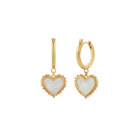 Karen Walker - Flaming Mother Of Pearl Hoops