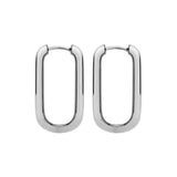 Najo - Elemental Hoop Earrings Silver