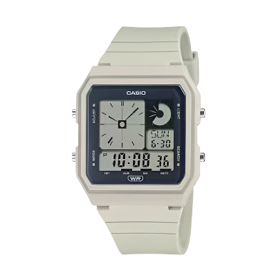 Casio - Digital LED White Resin Band Watch
