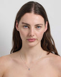 Locked Charm Necklace Sterling Silver