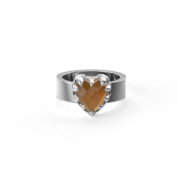 Stolen Girlfriends Club - Love Claw Ring Citrine