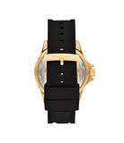 Michael Kors - Everest Three-Hand Black Silicone Watch