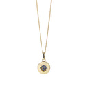 Meadowlark - Violet Necklace In Gold Plated With Blue Sapphire