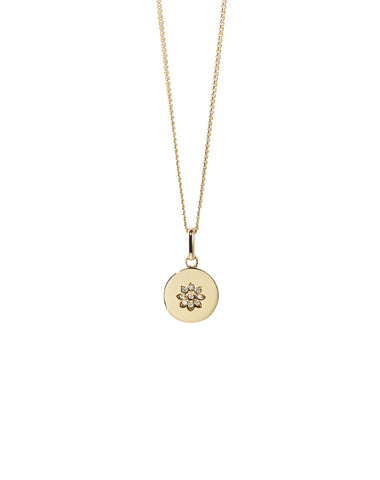 Meadowlark - Violet Necklaces In Gold Plated & White Diamond