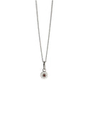 Meadowlark - Lulu Necklace In Sterling Silver & African Garnet