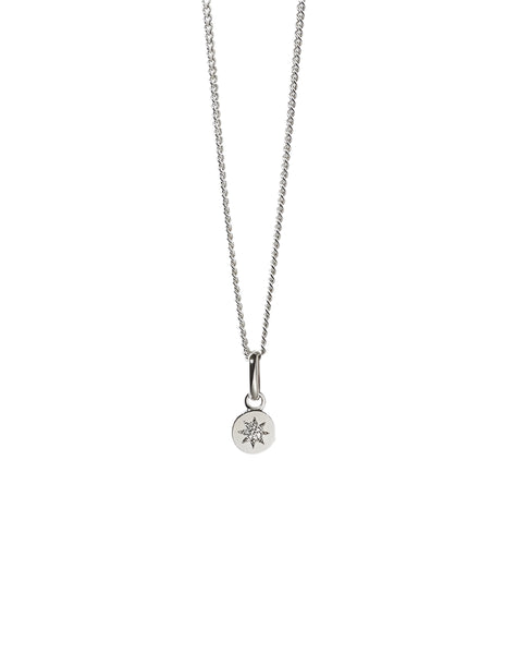 Meadowlark - Lulu Necklace In Sterling Silver & White Diamond
