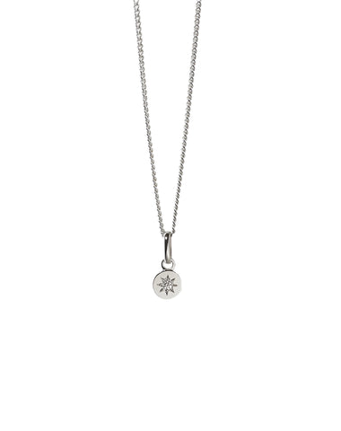 Meadowlark - Lulu Necklace In Sterling Silver & White Diamond
