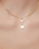 Meadowlark - Violet Necklaces In Gold Plated & White Diamond