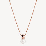 Najo - Idyll Pearl Necklace Rose Gold