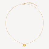 Najo - Capri Pearl Necklace Gold Plated