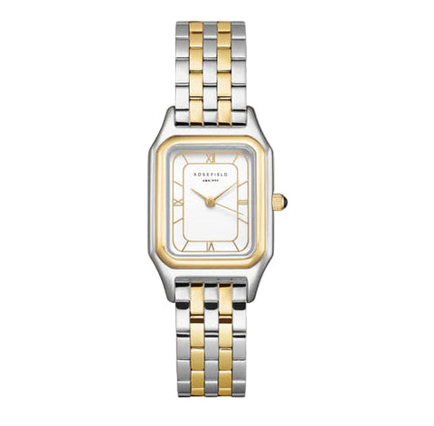 Rosefield Watches - Ivy White Dial Duotone Bracelet