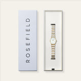 Rosefield Watch - The Oval Two Toned Gold & Silver Watch