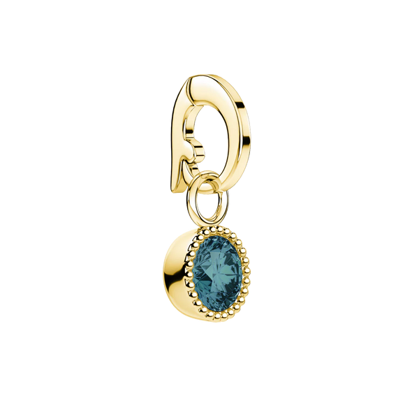 Rosefield Jewellery - December Birthsrone Charm Gold