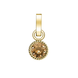 Rosefield Jewellery - November Birthstone Charm Gold