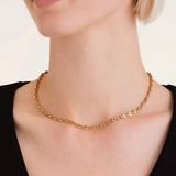Rosefield - Coffee Bean Small Chain Necklace Gold