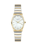 Rosefield Watch - The Oval Two Toned Gold & Silver Watch